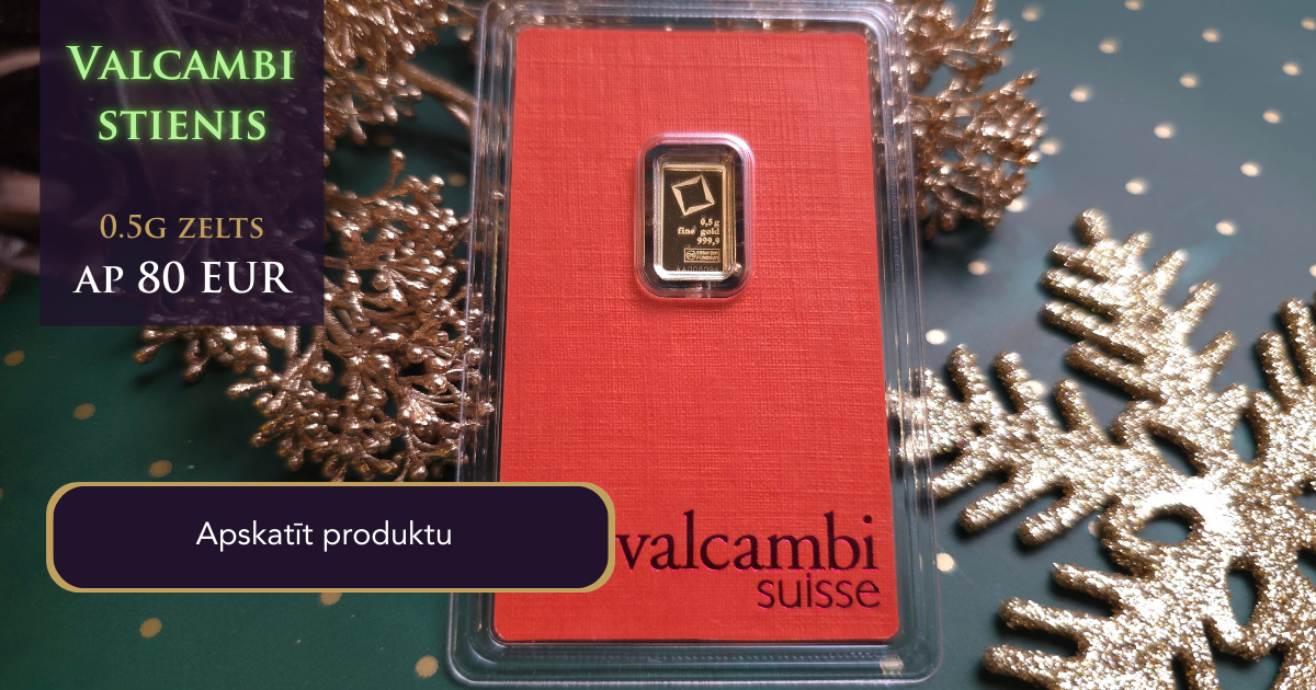 Valcambi stienis 0.5g